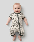 Vintage Jimothy Racoon Family Matching Bamboo Shorty Zippy