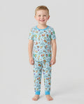 Little Learners Adventure Bamboo Two Piece Short Sleeve Pajama Set