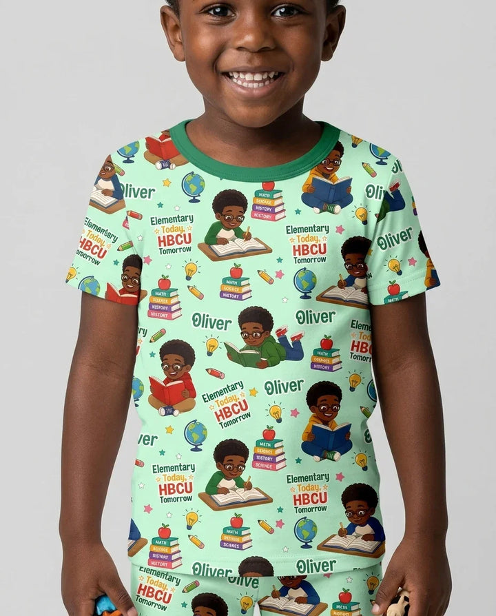 Zweiteiliges, kurzärmliges Pyjama-Set mit Marienkäfern