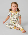 Silly Goose Happy Last Day of School Bamboo Two Piece Short Sleeve Pajama Set