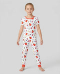 Back To School Chasing Bamboo Two Piece Short Sleeve Pajama Set