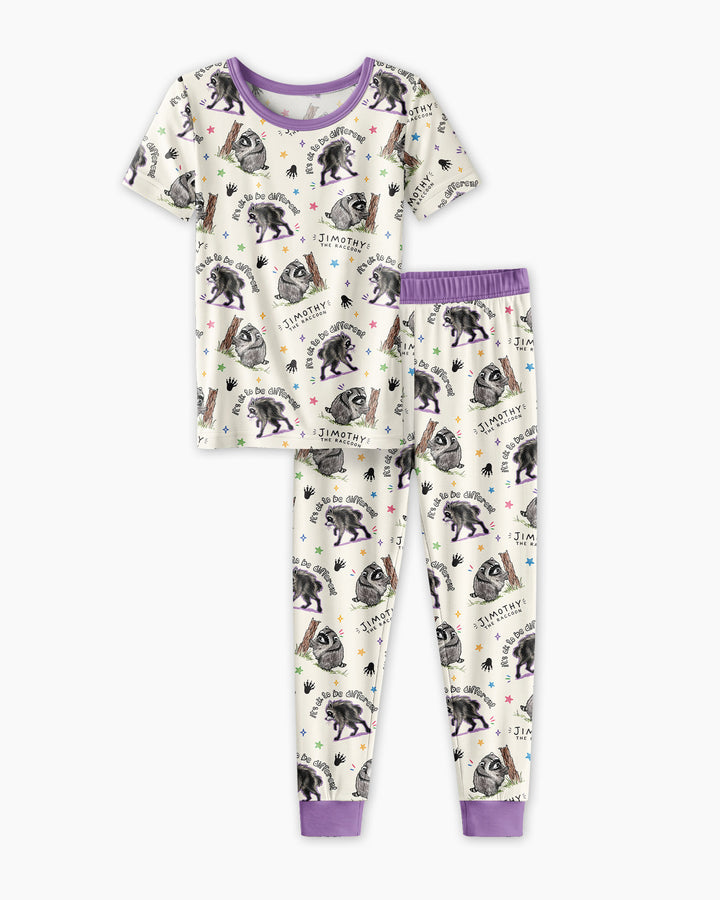 It's Okay to be Jimothy Bamboo Two Piece Short Sleeve Pajama Set