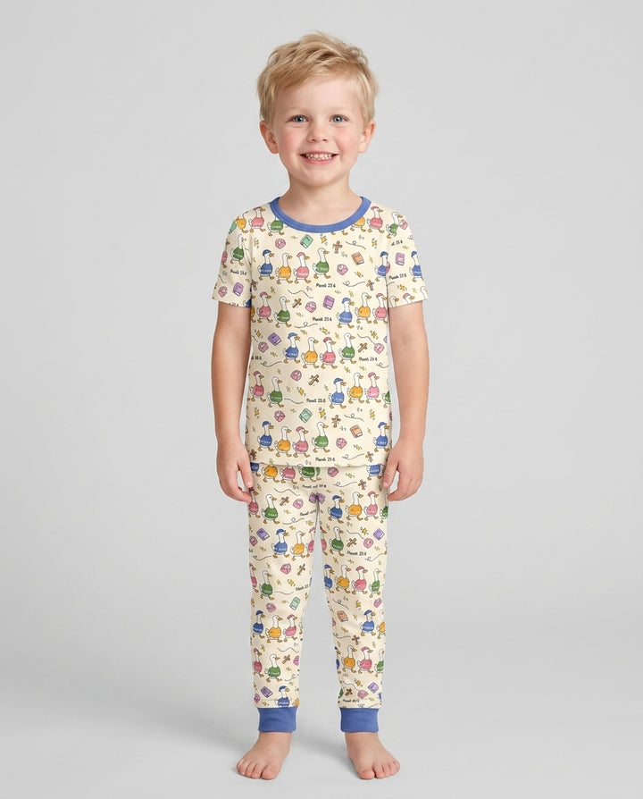 Psalm 23:6 Matching Family Bamboo Two Piece Short Sleeve Pajama Set