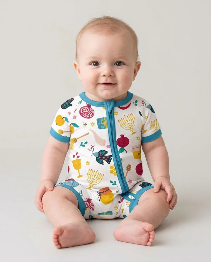 Shanah Tovah Party Bamboo Shorty Zippy