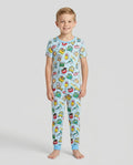 Zweiteiliges, kurzärmliges Pyjama-Set mit Marienkäfern