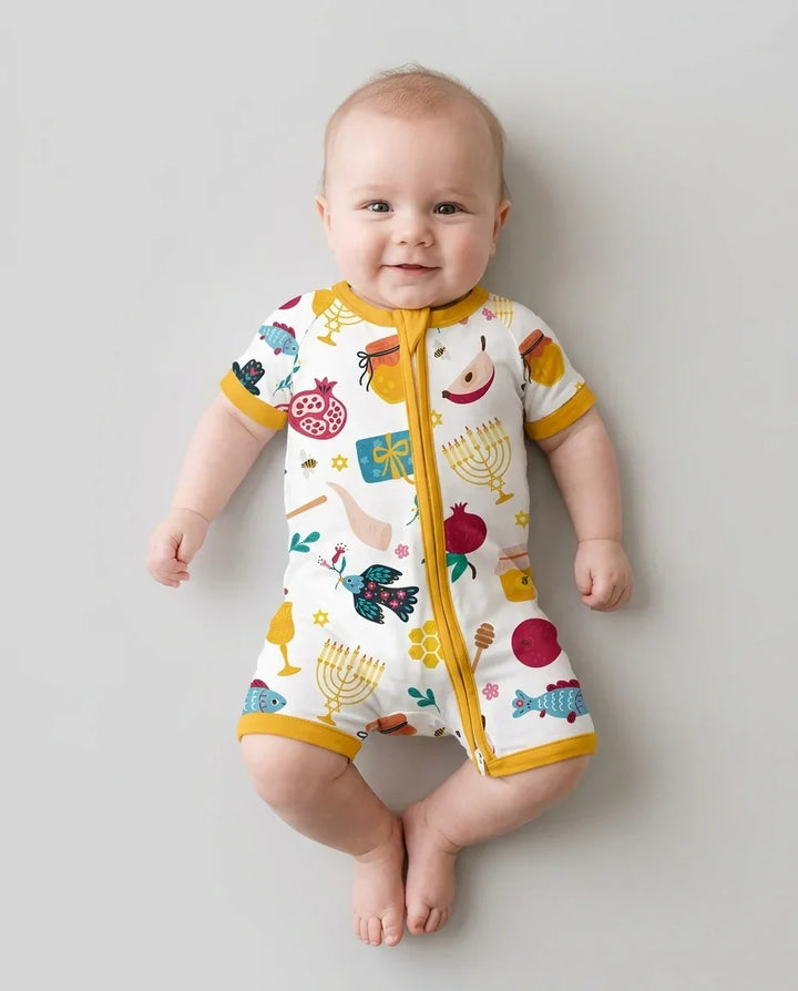 Shanah Tovah Party Bamboo Shorty Zippy