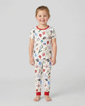Preppy Coastal Bamboo Two Piece Short Sleeve Pajama Set