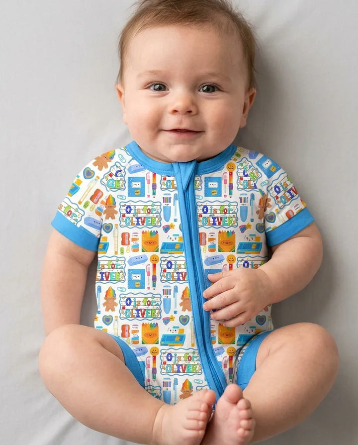 Custom Name Classroom Cuties Bamboo Shorty Zippy