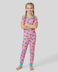 Zweiteiliges, kurzärmliges Pyjama-Set mit Marienkäfern
