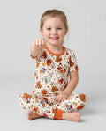 Zweiteiliges, kurzärmliges Pyjama-Set mit Marienkäfern