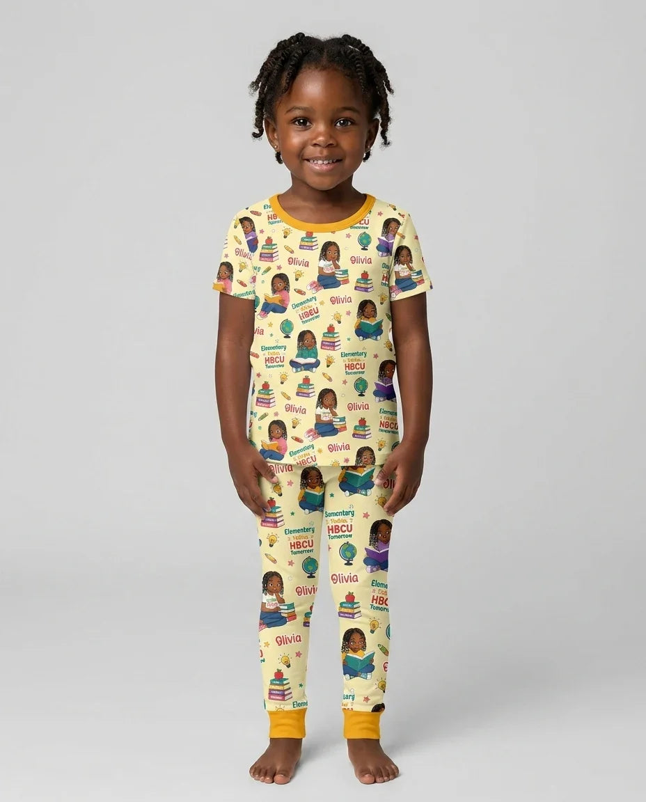 Zweiteiliges, kurzärmliges Pyjama-Set mit Marienkäfern
