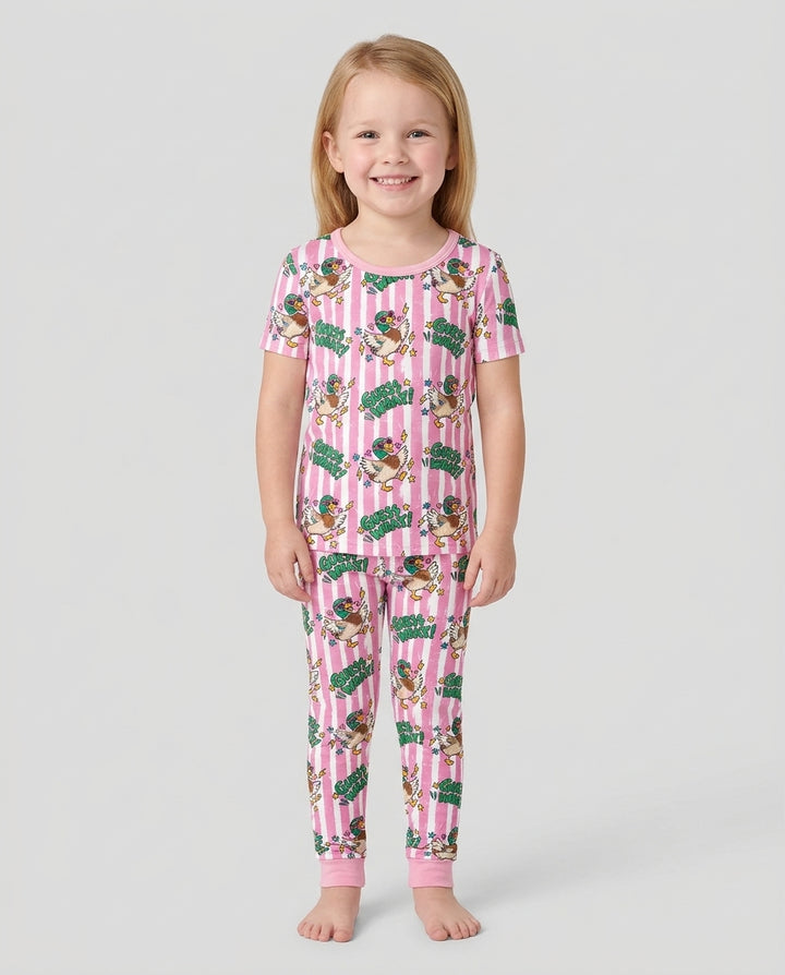 Guess What Mallard Butt Bamboo Two Piece Short Sleeve Pajama Set