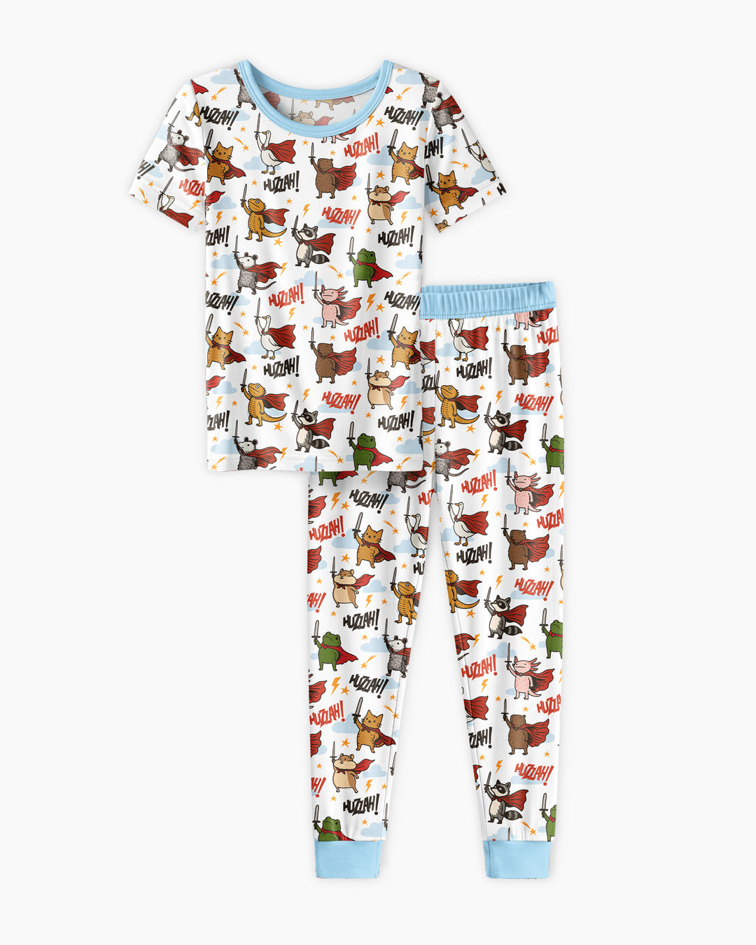 Zweiteiliges, kurzärmliges Pyjama-Set mit Marienkäfern