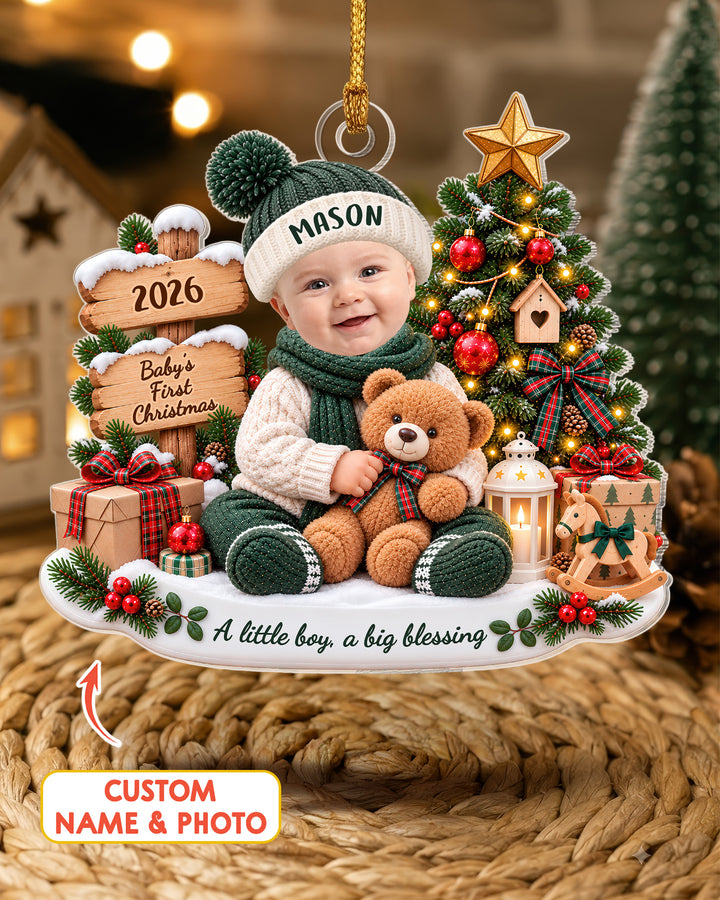 Happy Christmas My Baby Acrylic Ornament