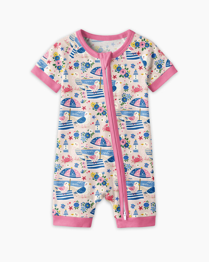 A Day At The Shore Bamboo Shorty Zippy
