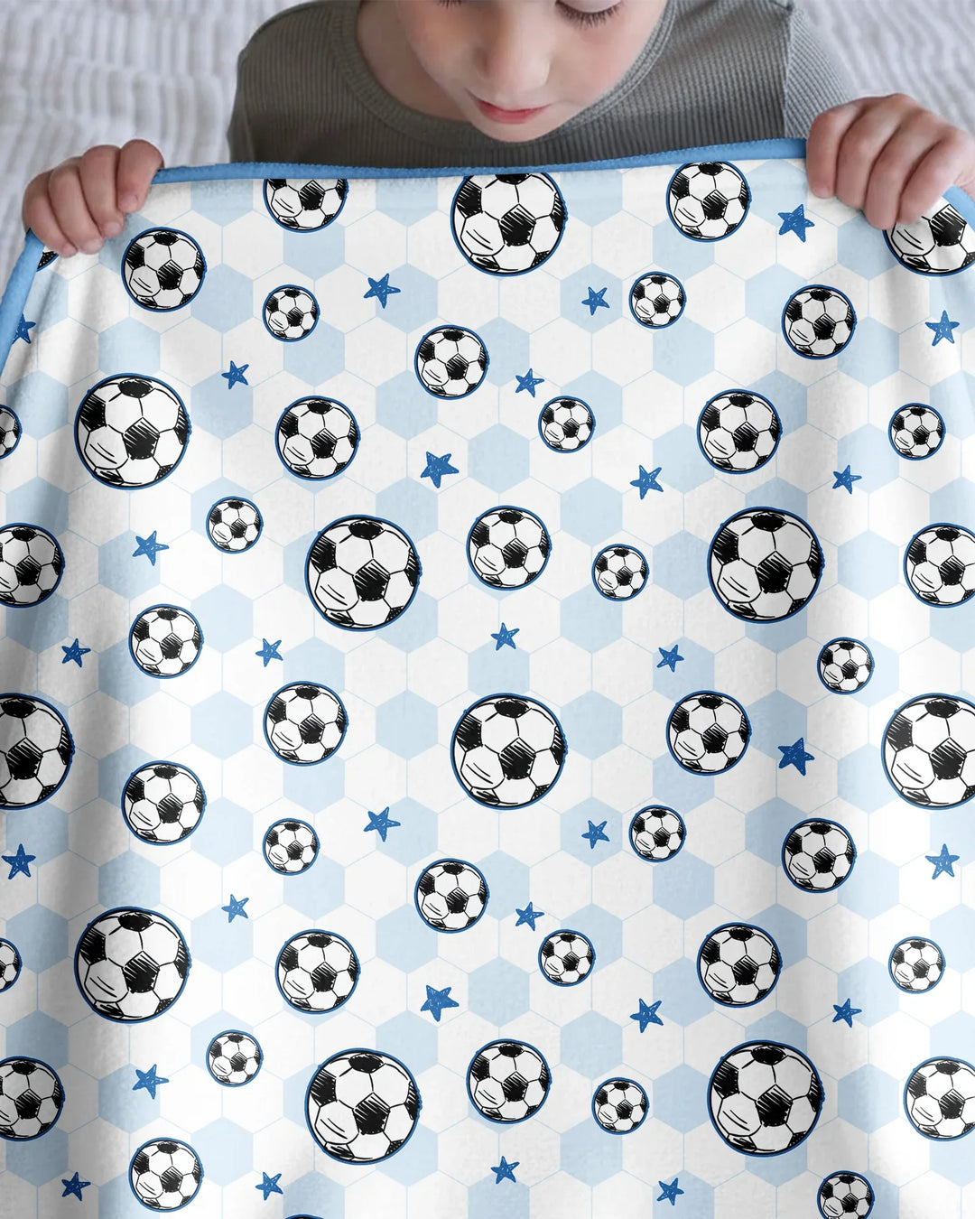 Goal Squad Family Matching Bamboo Blanket