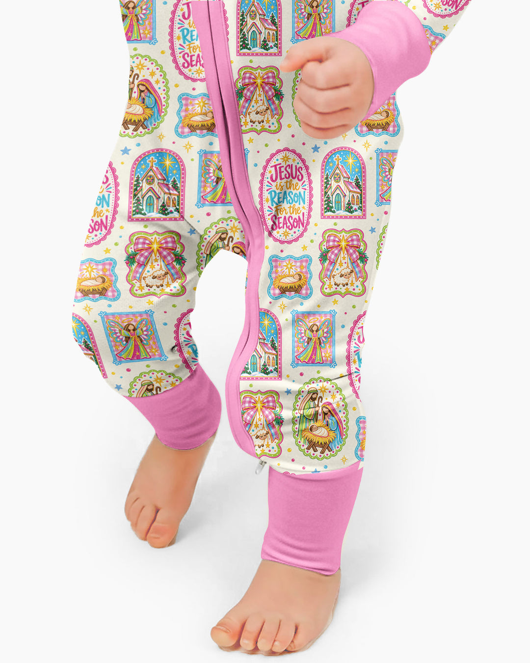 Nativity Jesus Is The Reason Bamboo Convertible Zippy