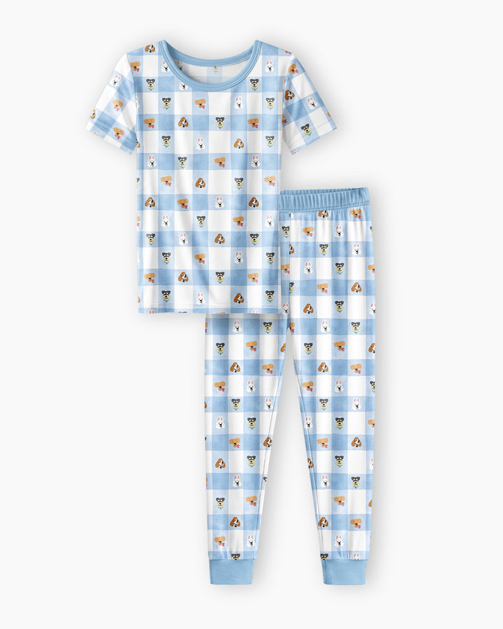 Zweiteiliges, kurzärmliges Pyjama-Set mit Marienkäfern