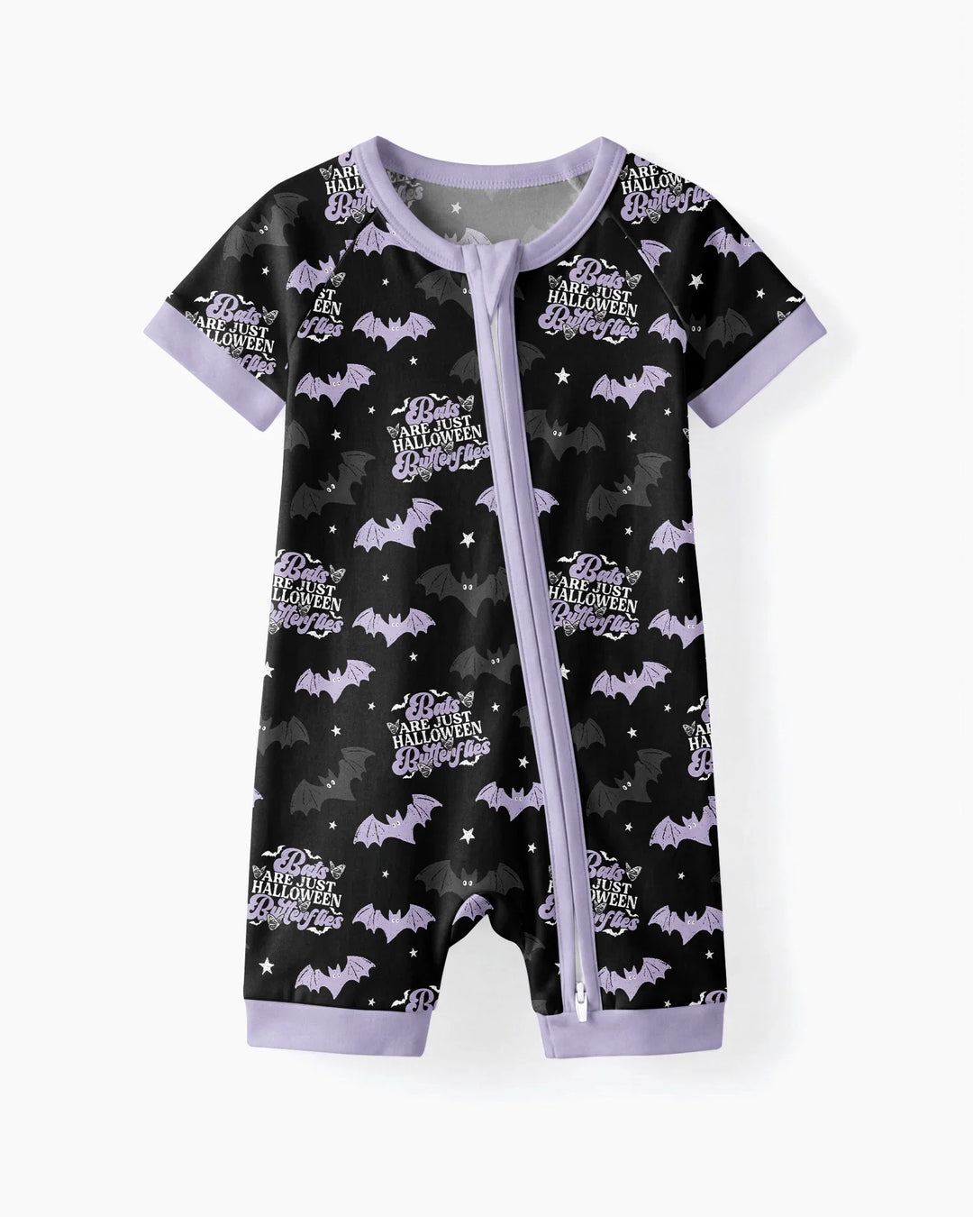 Halloween Butterflies Bamboo Shorty Zippy