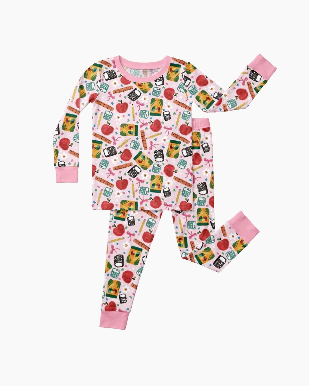 Little Learner Bamboo Two Piece Long Sleeve Pajama Set