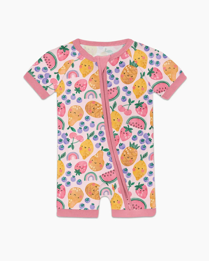 Fruitie Cuties Family Matching Bamboo Shorty Zippy