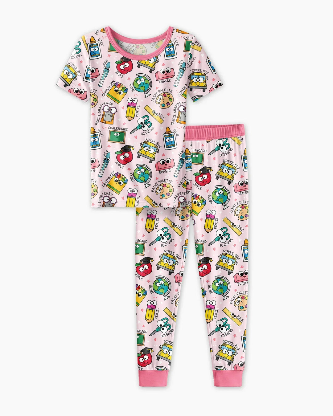 Zweiteiliges, kurzärmliges Pyjama-Set mit Marienkäfern