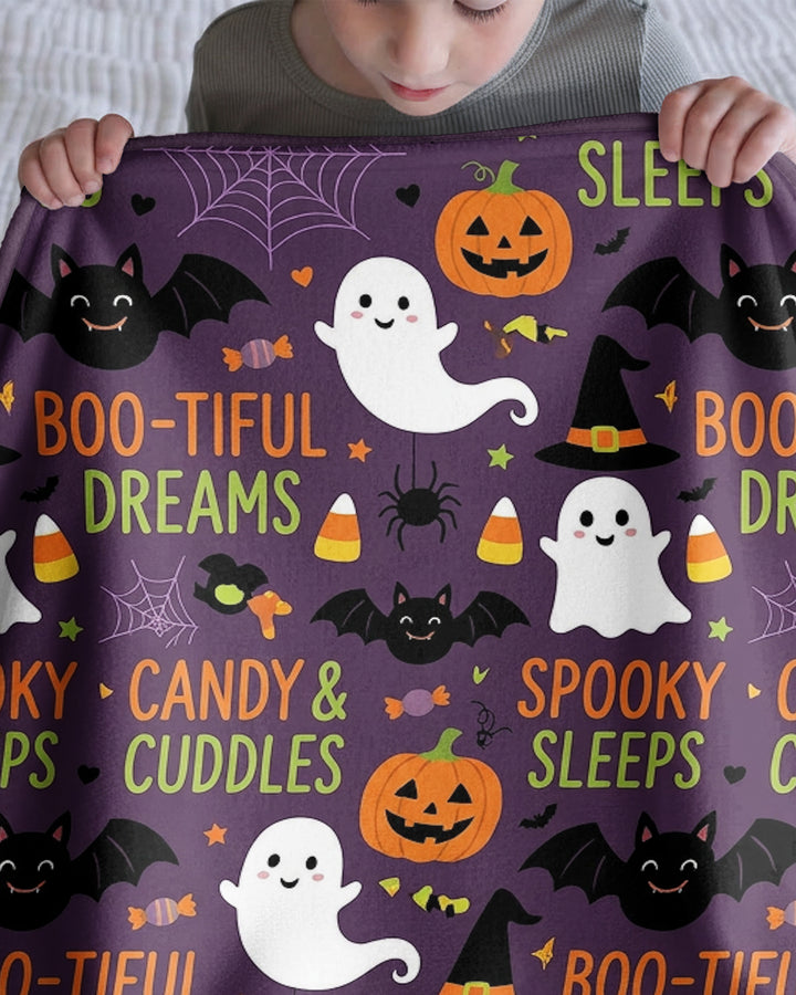 Midnight Boo Magic Bamboo Blanket