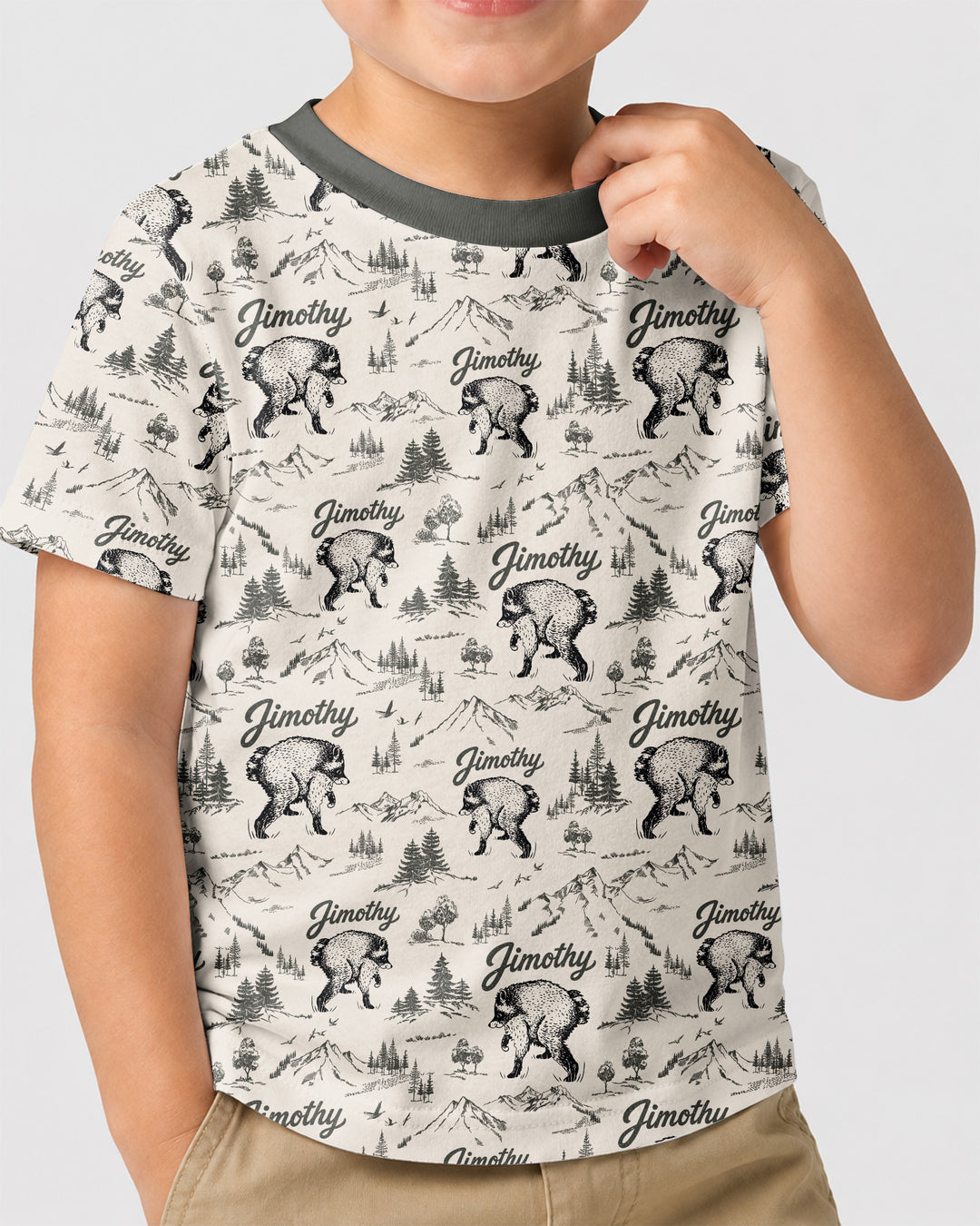 Sudadera de cuello redondo Bamboo Template