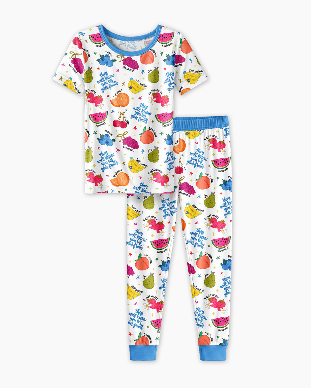 Zweiteiliges, kurzärmliges Pyjama-Set mit Marienkäfern