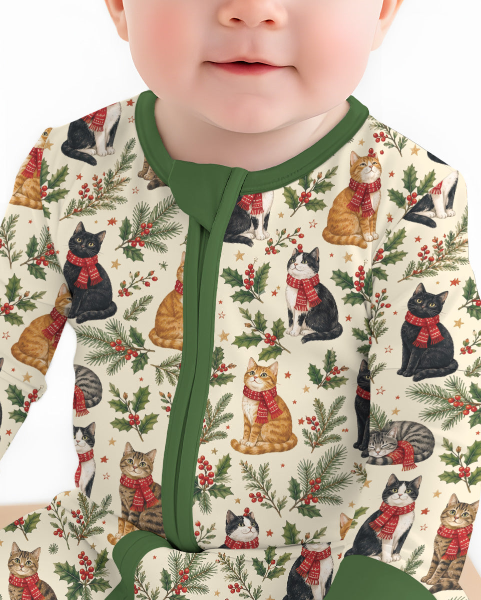 Christmas Cat Carolers Bamboo Convertible Zippy