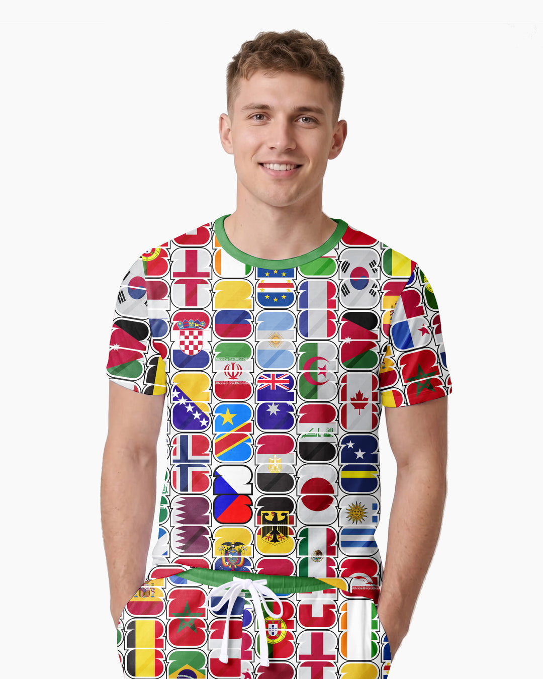 Conjunto de tractor de granja de bambú para hombres – Robusto y relajado