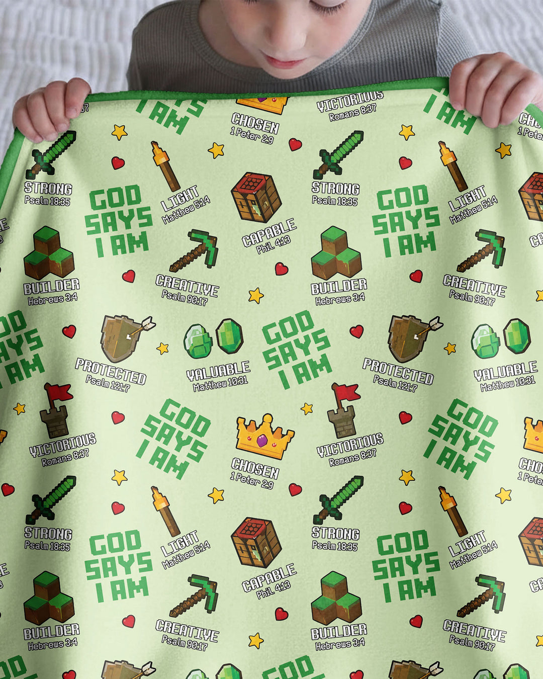Christian Gamer Bamboo Blanket