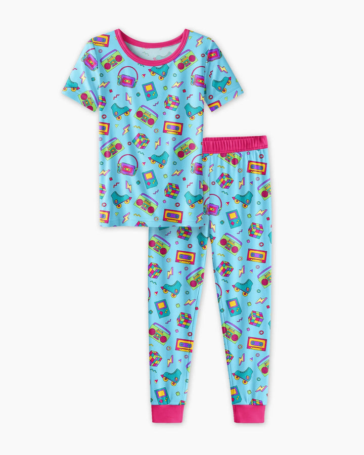 Zweiteiliges, kurzärmliges Pyjama-Set mit Marienkäfern