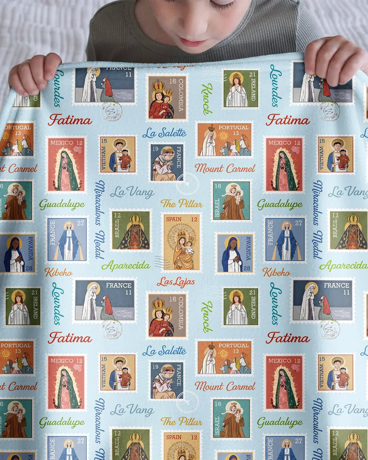 Our Lady, Around the World Bamboo Blanket