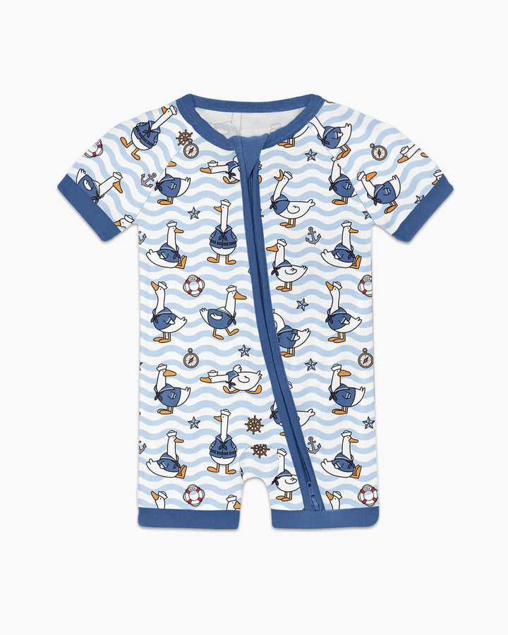 Silly Goose Sailor Bamboo Shorty Zippy