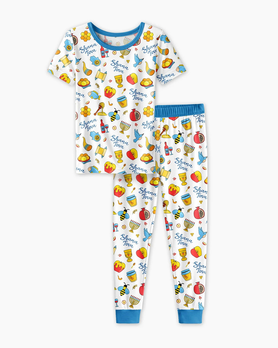 Zweiteiliges, kurzärmliges Pyjama-Set mit Marienkäfern