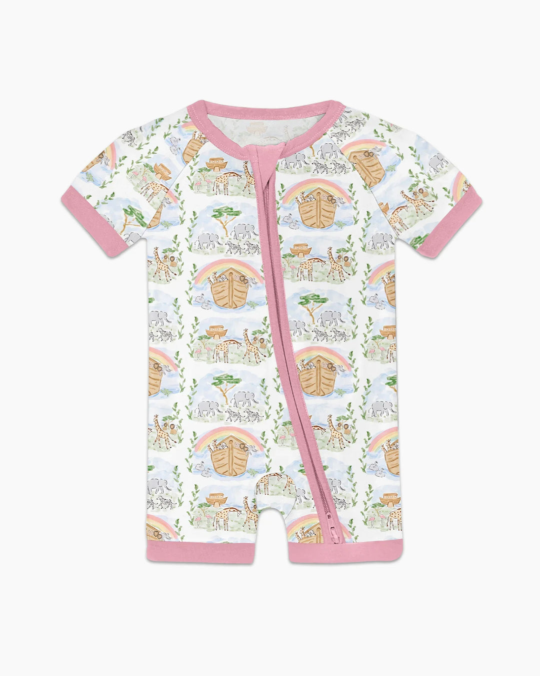 Noah And The Ark Bamboo Shorty Zippy