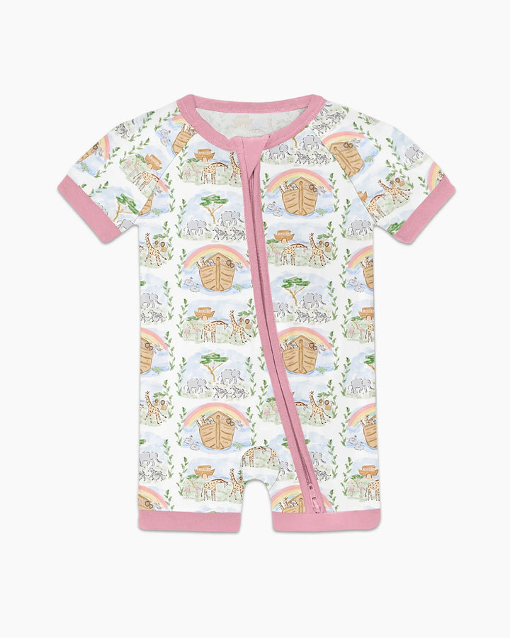 Noah And The Ark Bamboo Shorty Zippy