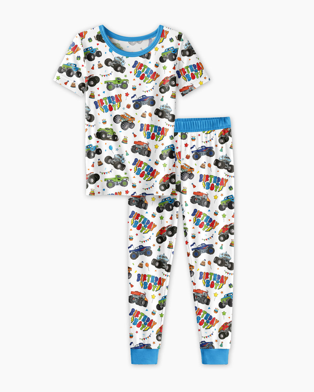 Conjunto de pijama de dos piezas de manga corta de bambú