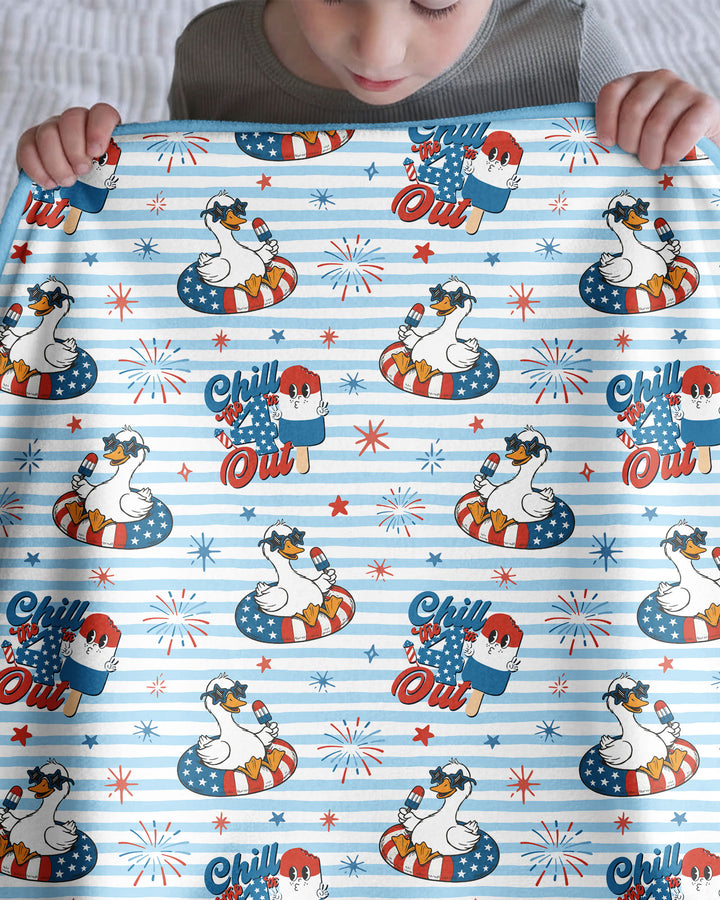 Chill the Fourth Out Bamboo Blanket