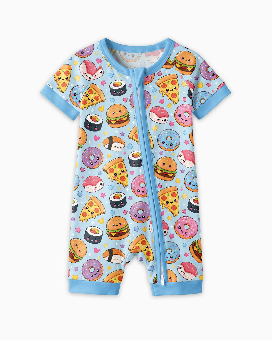 Kawaii Snack Party Bamboo Shorty Zippy