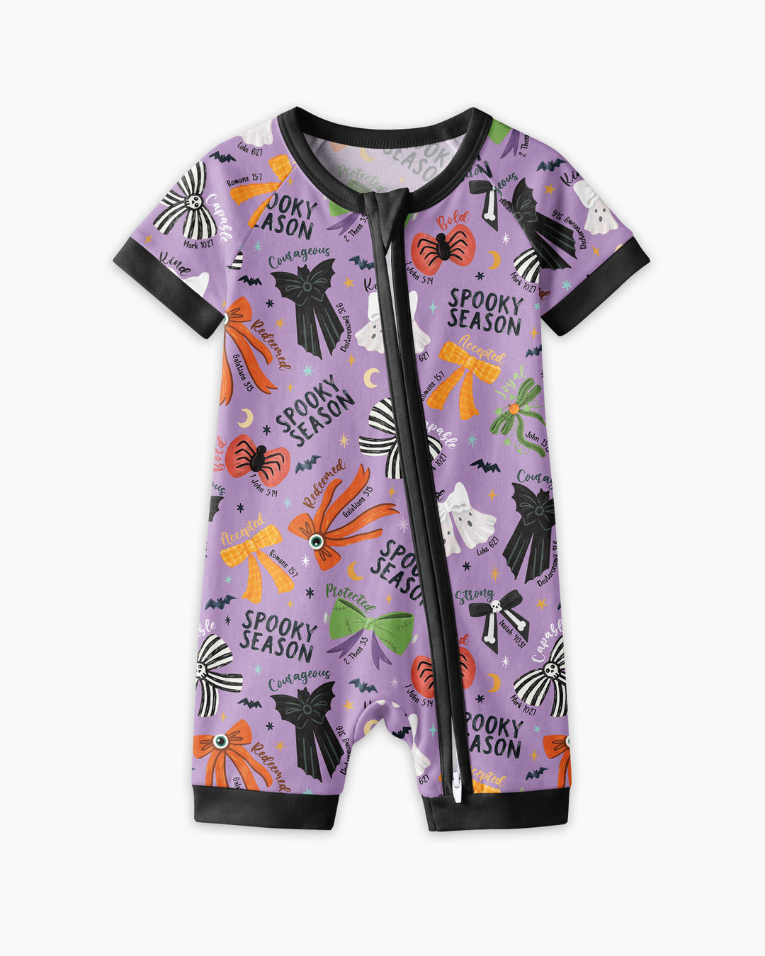 Spooky Bows Spooky Season Bamboo Shorty Zippy