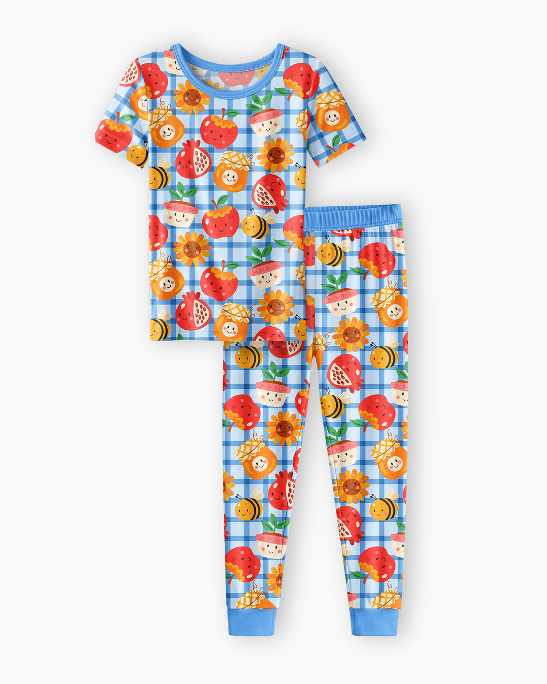 Sweet New Year Bamboo Two Piece Short Sleeve Pajama Set