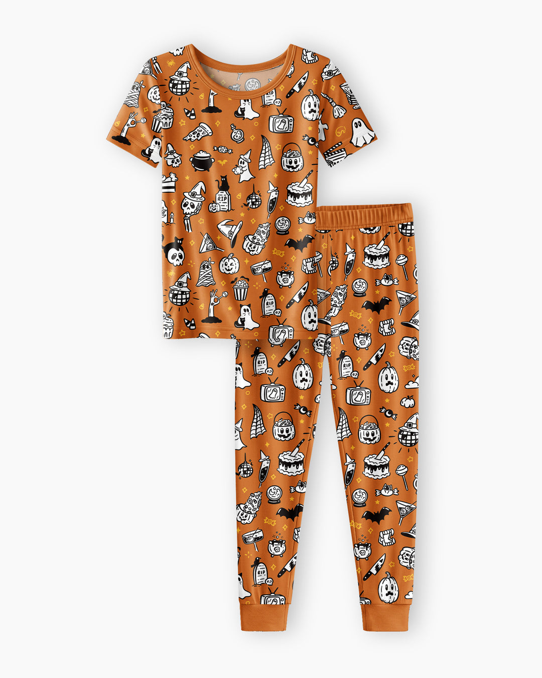 Spooky Season Bamboo Two Piece Short Sleeve Pajama Set