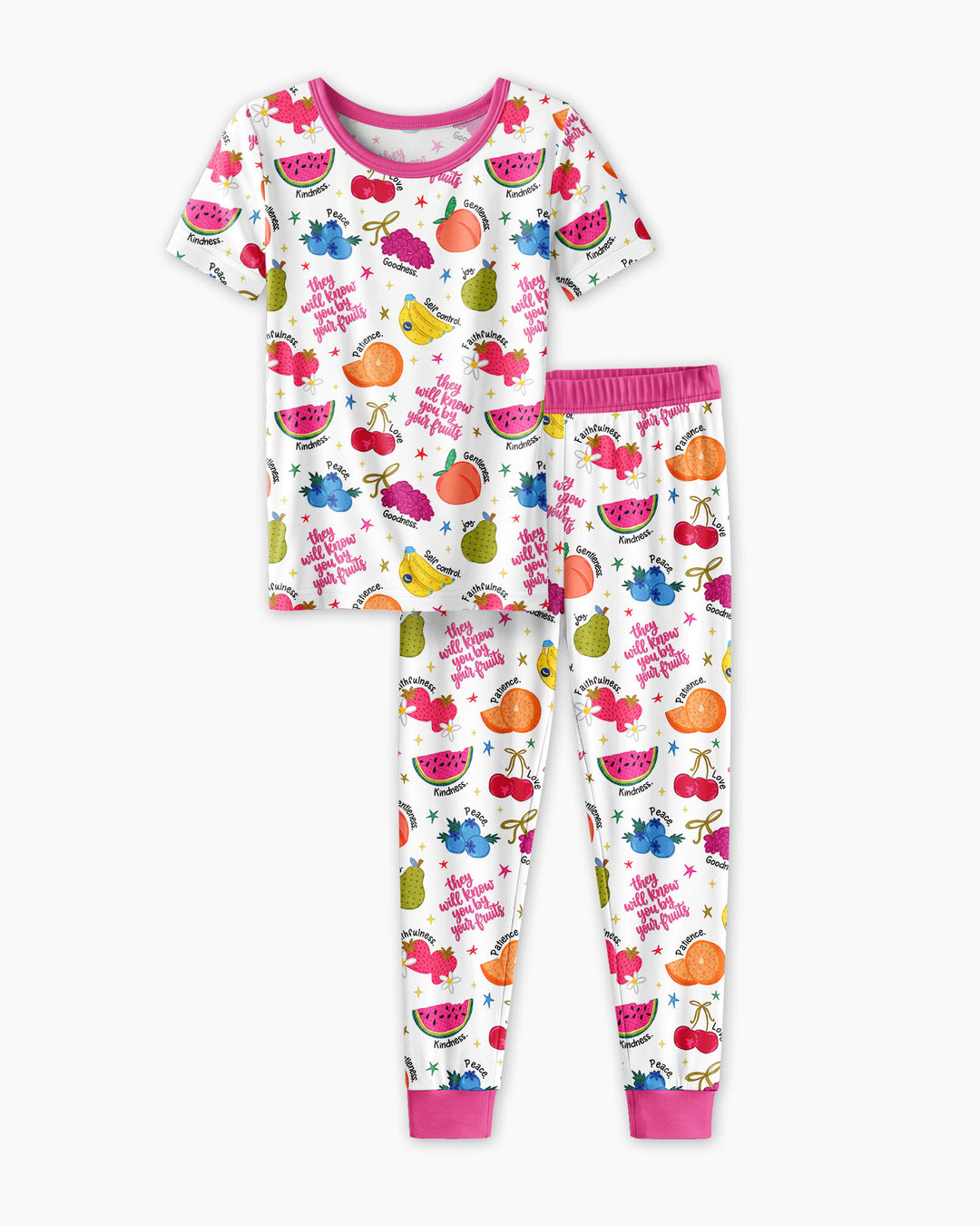 Zweiteiliges, kurzärmliges Pyjama-Set mit Marienkäfern