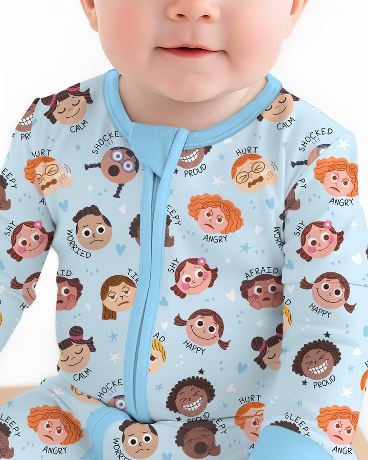 Gerippte Babykleidung mit individuellem Foto - Weich &amp; Skizzenhaft
