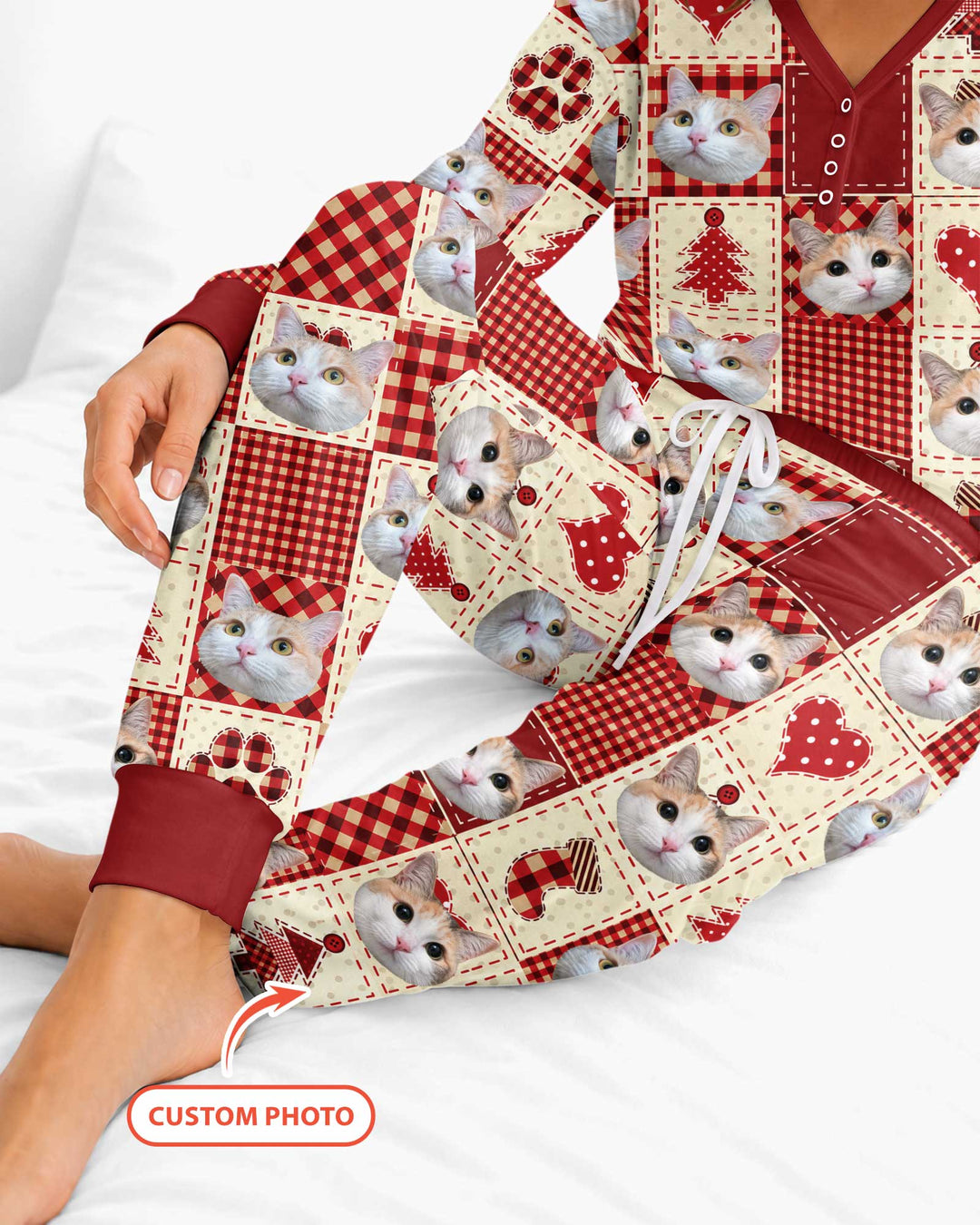 Christmas Ugly Pet Bamboo Women Pajama Set
