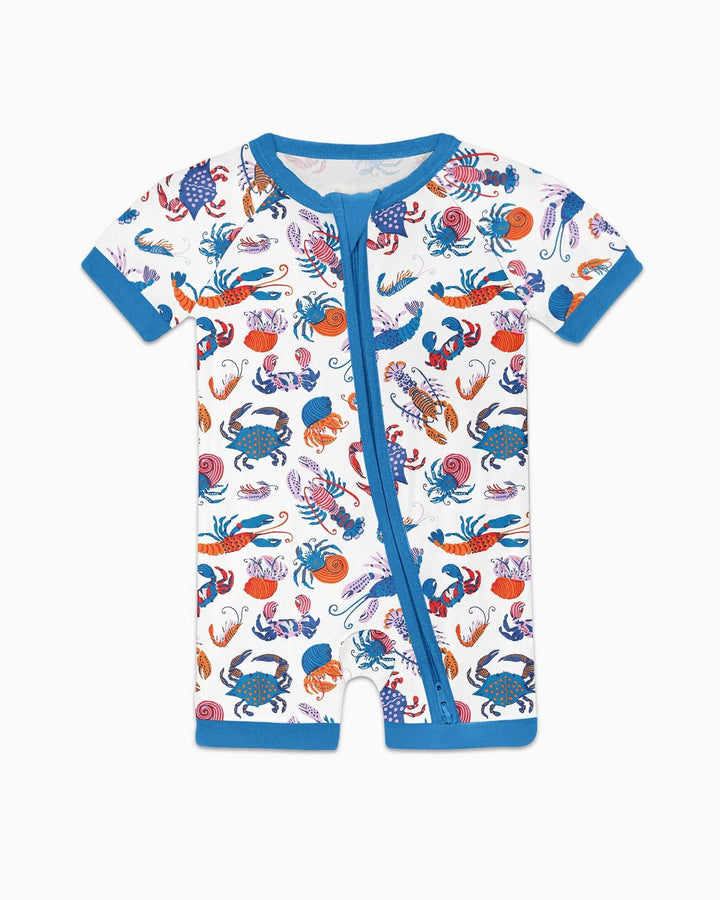 Crustacean Nation Family Matching Bamboo Shorty Zippy