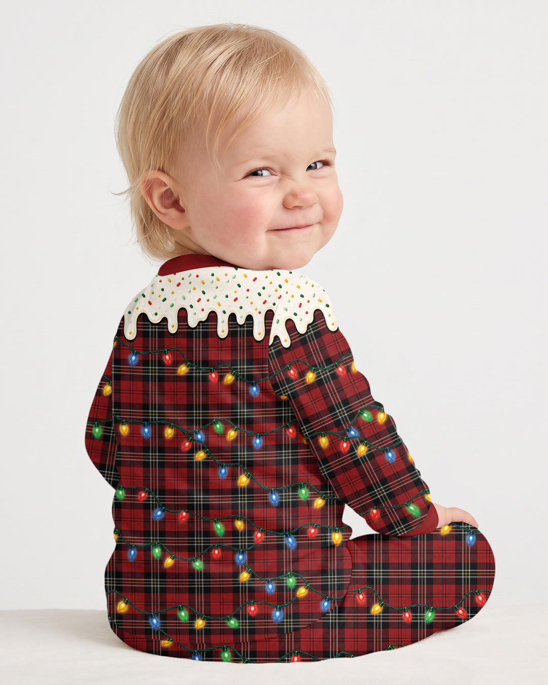 The Cookie Crew Custom Name Bamboo Two Piece Long Sleeve Pajama Set