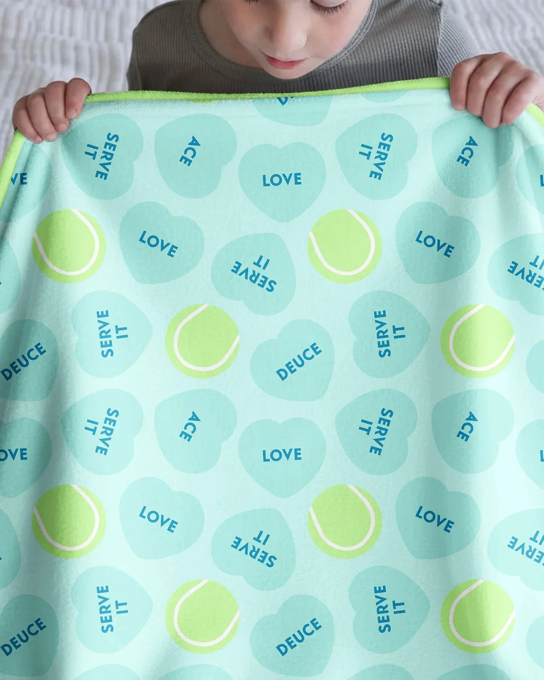 Tennis with Love Bamboo Blanket